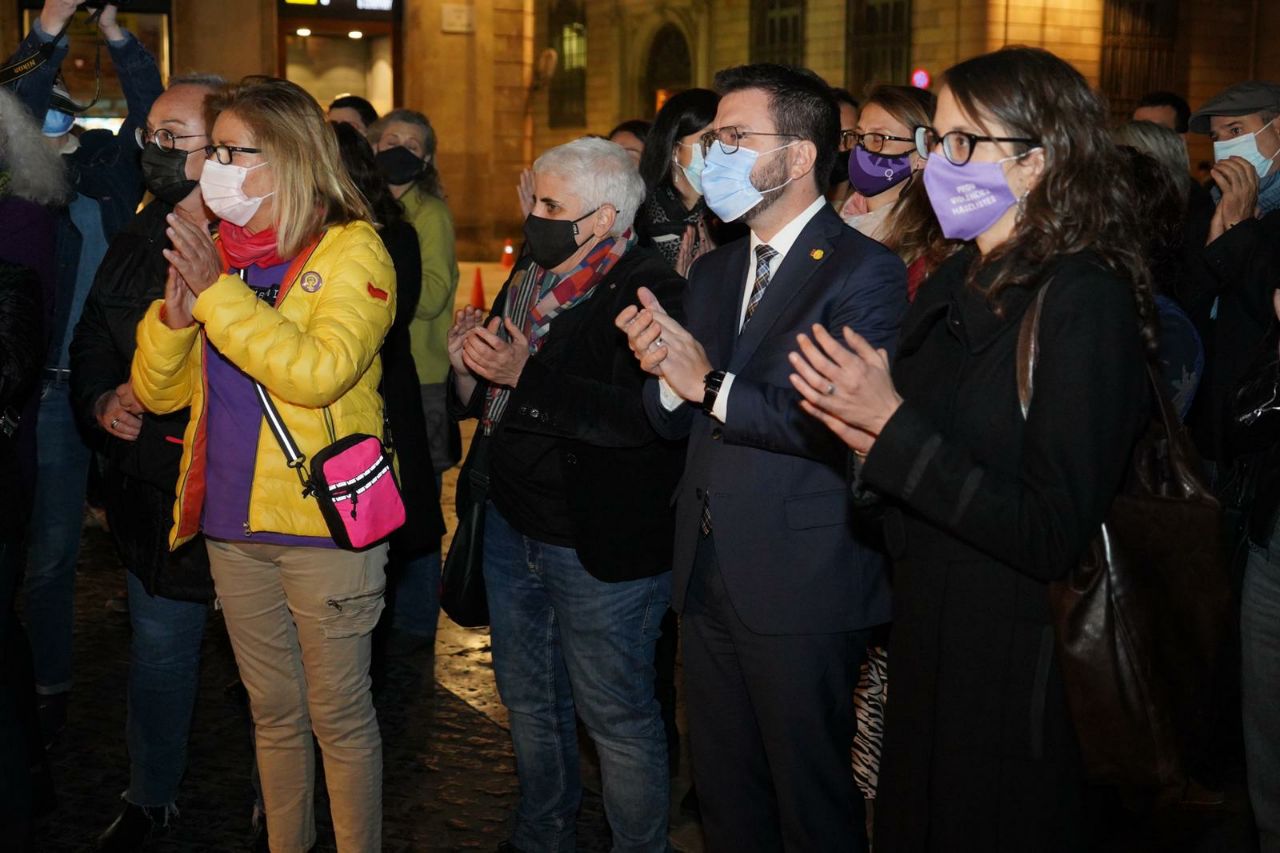 aragones acto contra violencia machista / Govern aragones acto contra violencia machista / Govern