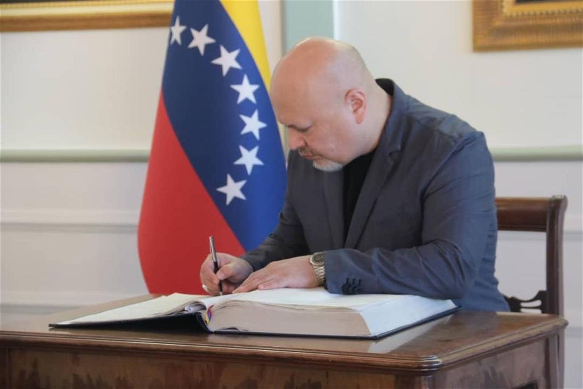 El fiscal de la CPI, Karim Khan, llega a Venezuela / EFE