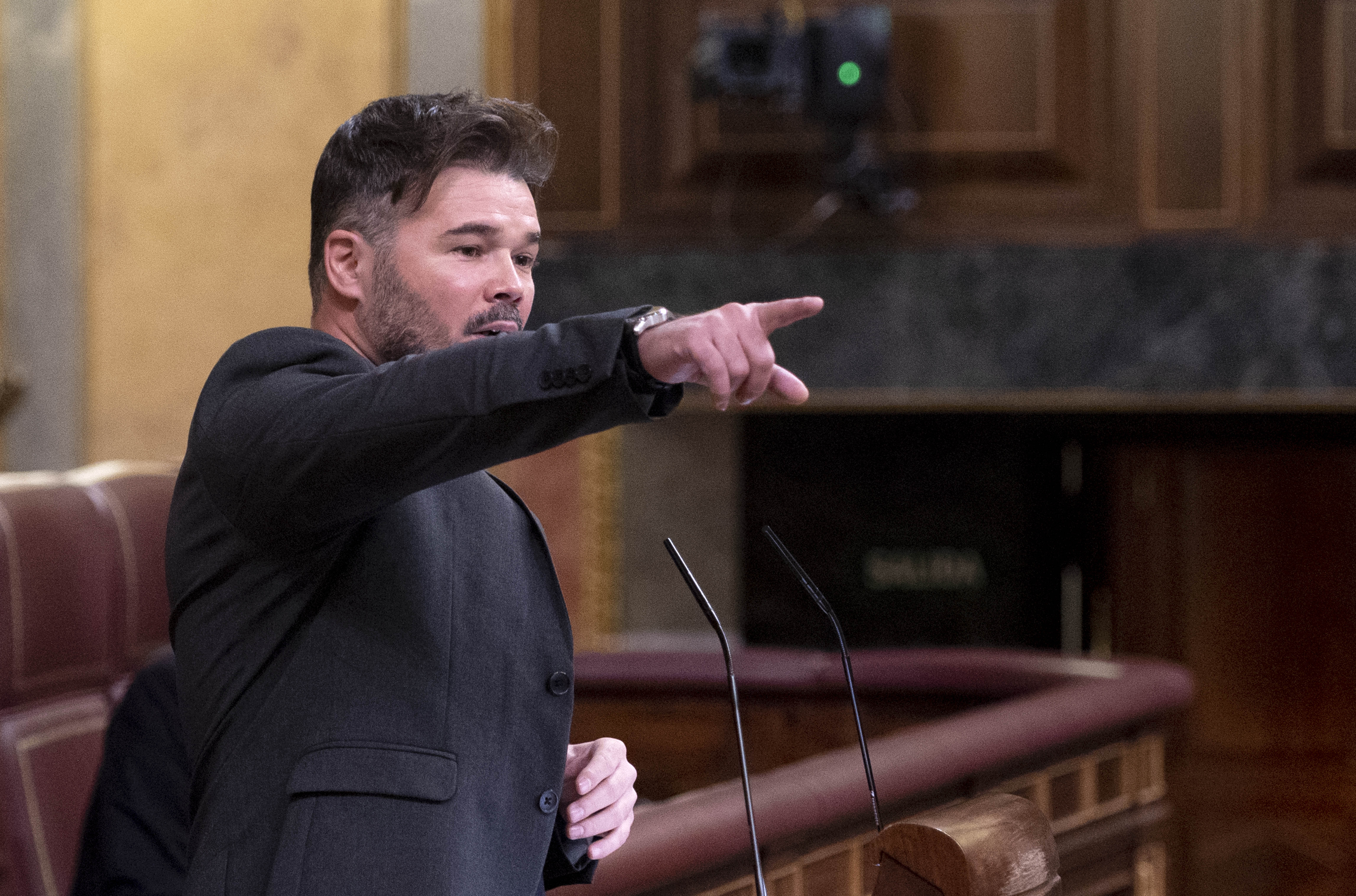 Rufián contraposa l'estratègia d'ERC a la de Junts: "Fa molt que viuen a Twitter"