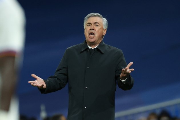 Carlo Ancelotti gritando EFE