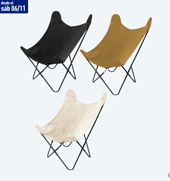 Silla mariposa de Casa Deco a la venta en Aldi2