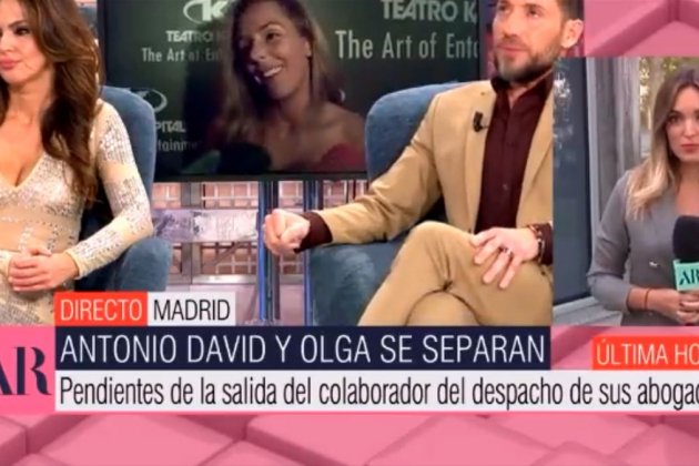 Antonio David y Olga se separan 