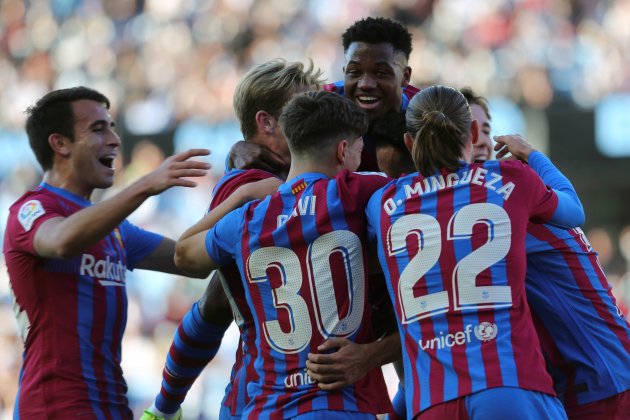 Barca celebracion gol EFE