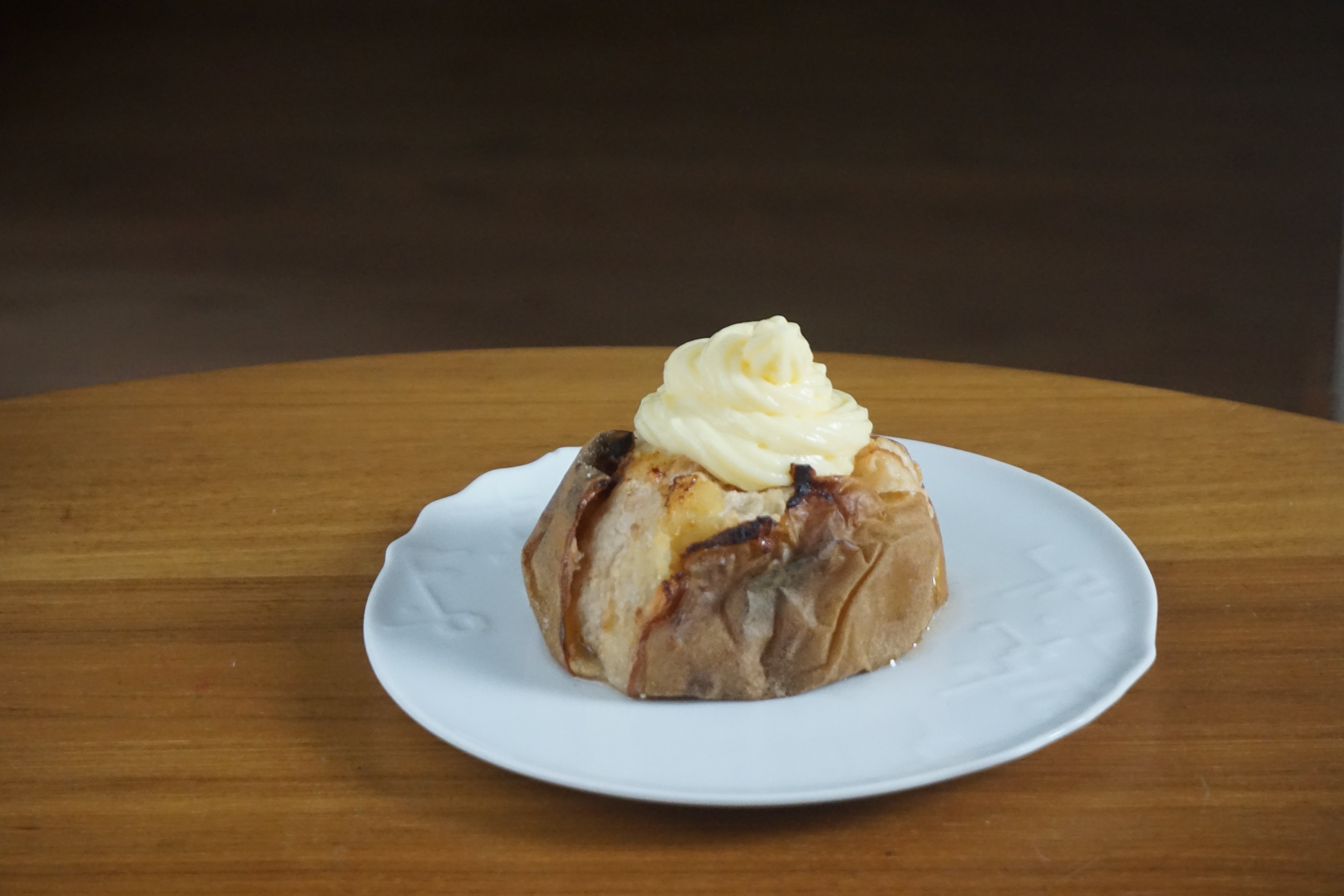 Manzanas al horno con crema pastelera