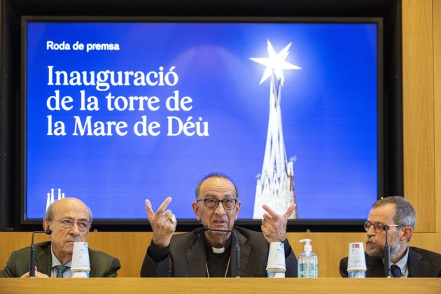 arzobispo Omella presentación estrella de la torre de la Madre de Dios de la Sagrada Familia - Montse Giralt