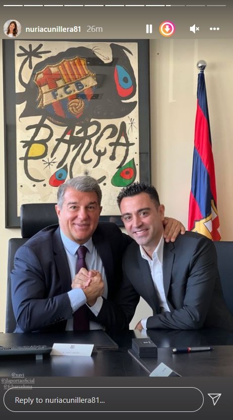 xavi y laporta