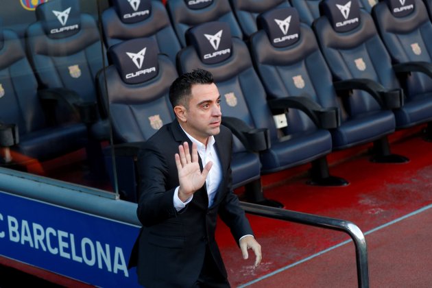 Xavi Hernandez Camp Nou EFE