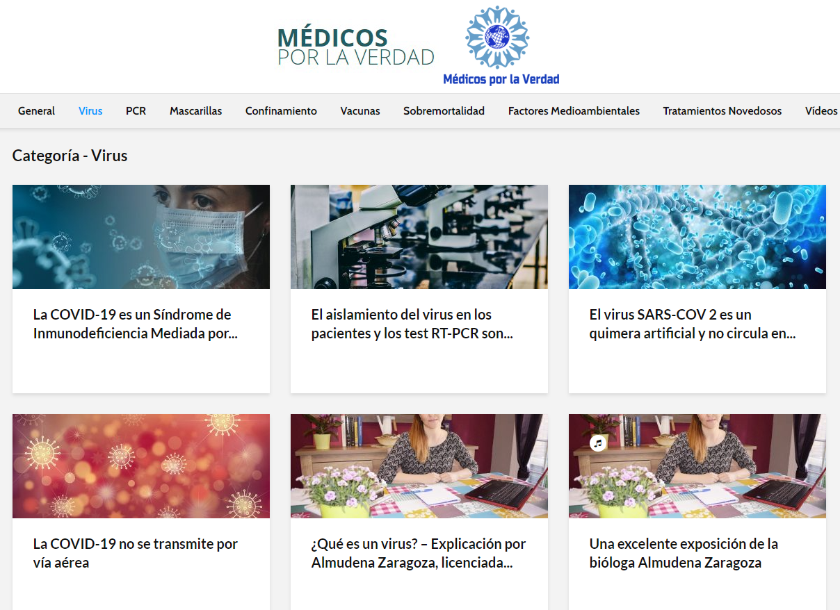 Web Médicos miedo la verdad