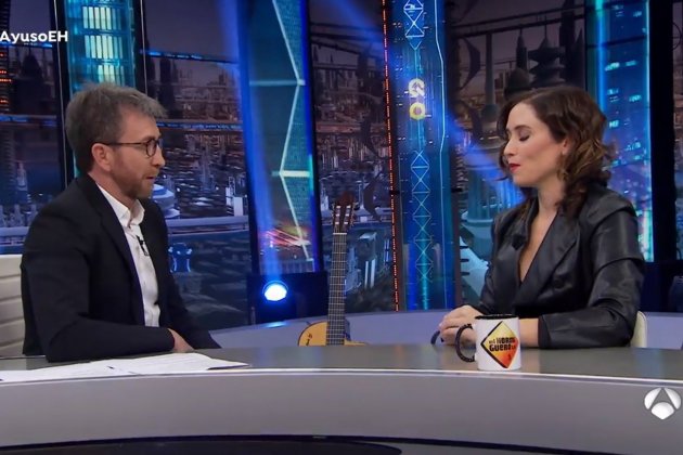 Isabel Díaz Ayuso y Pablo Motos 'El Hormiguero' Antena 3
