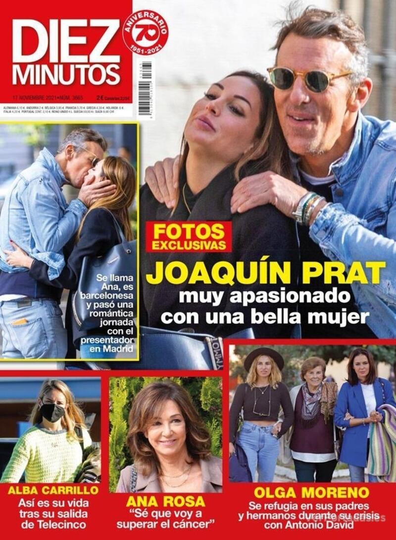 Joaquín Prat novia catalana Portada Diez Minutos Joaquín Prat novia catalana Portada Diez Minutos