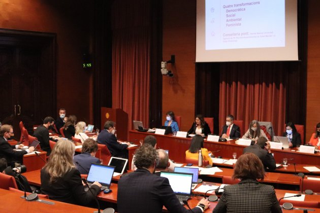 Consellera de presidencia, Laura Vilagrà comparecencia comisión de afers institucionales, explica presupuestos - ACN