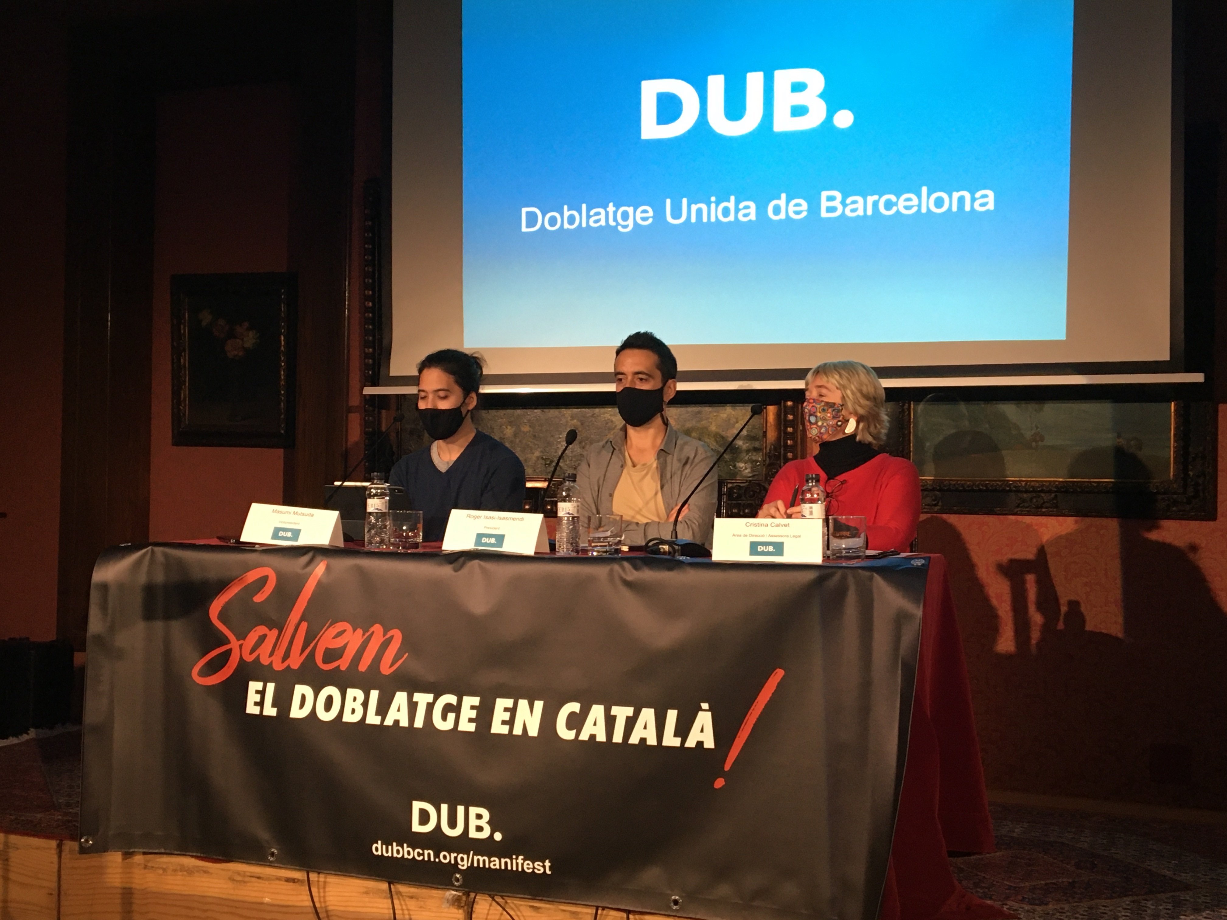 EuropaPress roda premsa doblatge unida barcelona dub president roger isasi isasmendi EuropaPress roda premsa doblatge unida barcelona dub president roger isasi isasmendi