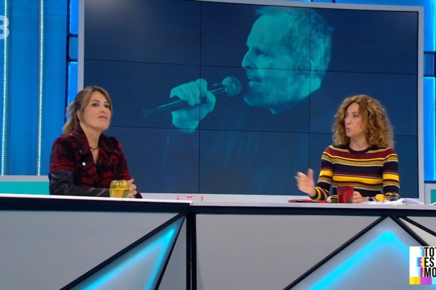 Laura Fa con Helena Garcia Melero en Tot es Mou TV3