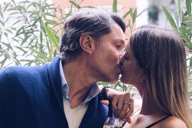 Marta López Álamo amb el seu exnòvio 