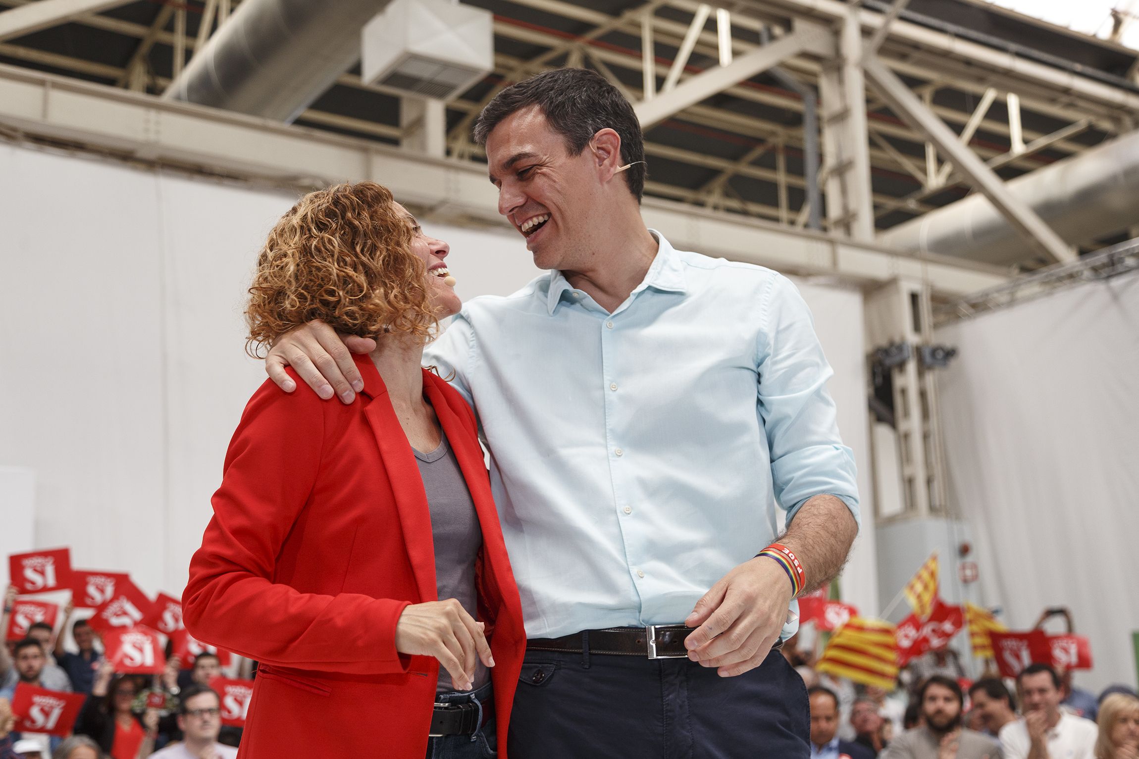 Sánchez promete los derechos históricos y un gobierno que ame Catalunya