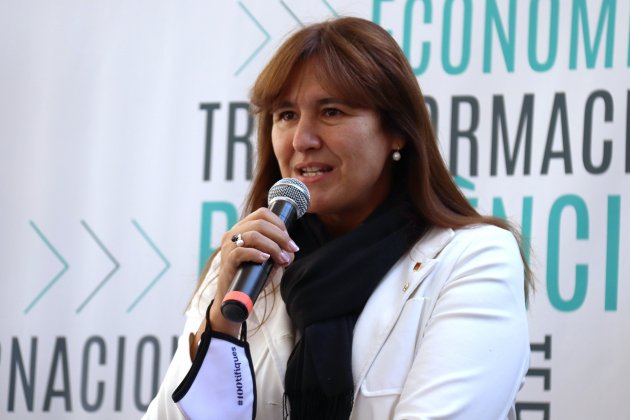 Laura Borràs acto Junts Mercat Clot / ACN Laura Borràs acto Junts Mercat Clot / ACN