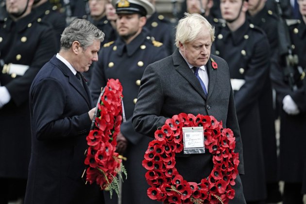 EuropaPress / Boris Johnson acto Remembrance Sunday sin la reina