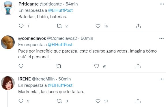 Reaccionas en Casado Twitter