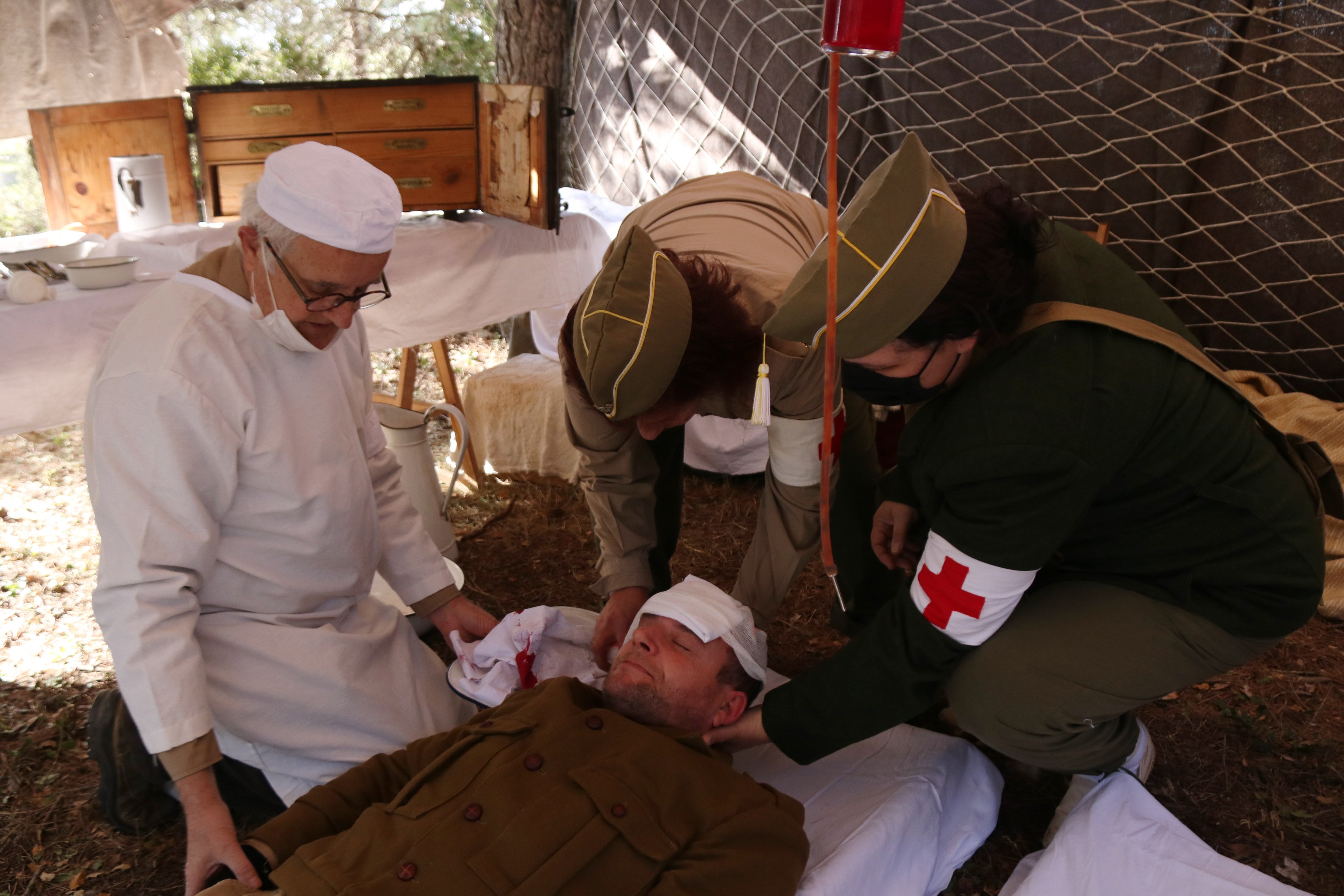 recreacio batalla ebre hospital militar acn