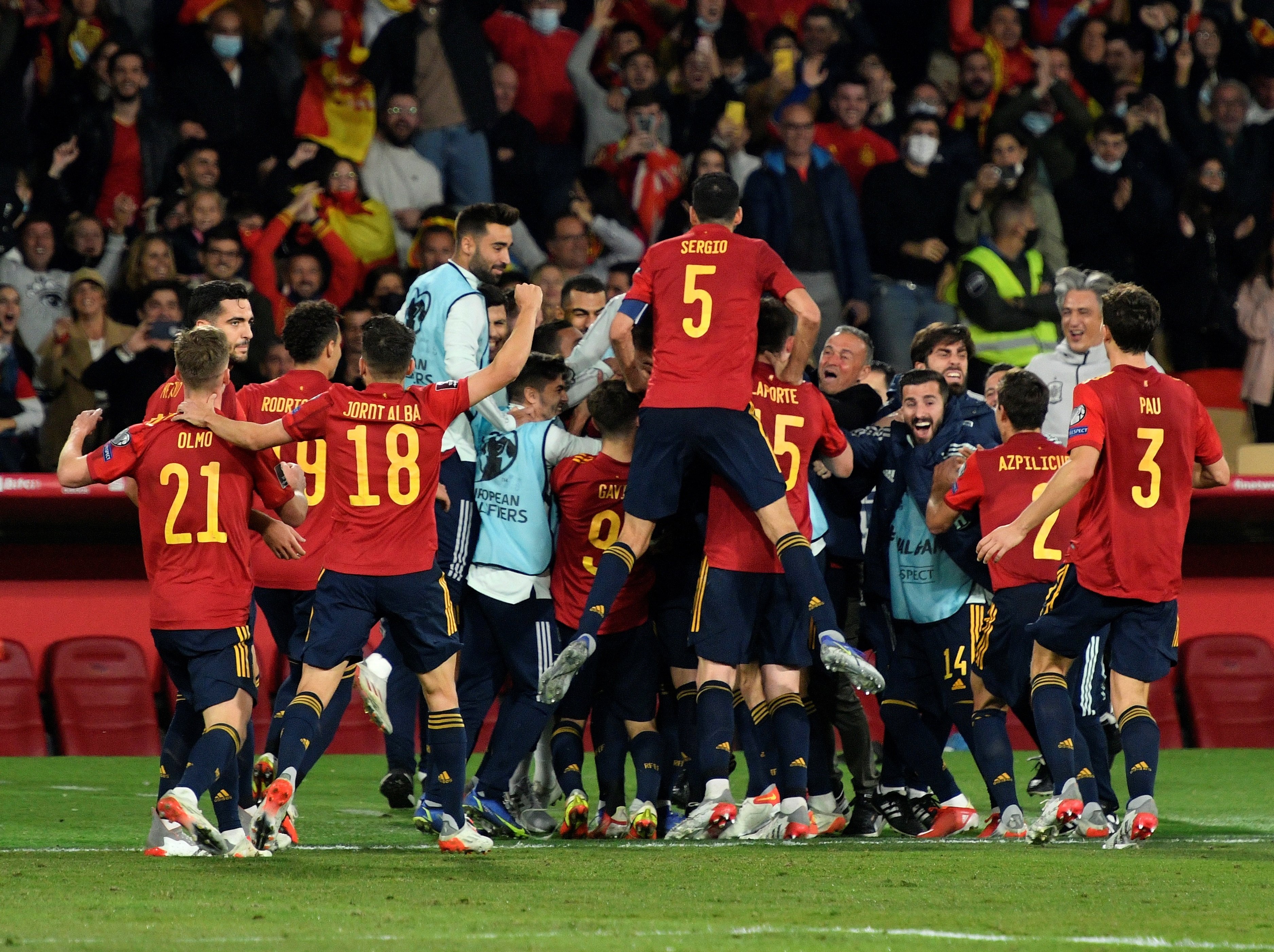La España de Luis Enrique vence a Suecia y ya tiene su billete para el Mundial de Qatar (1-0)