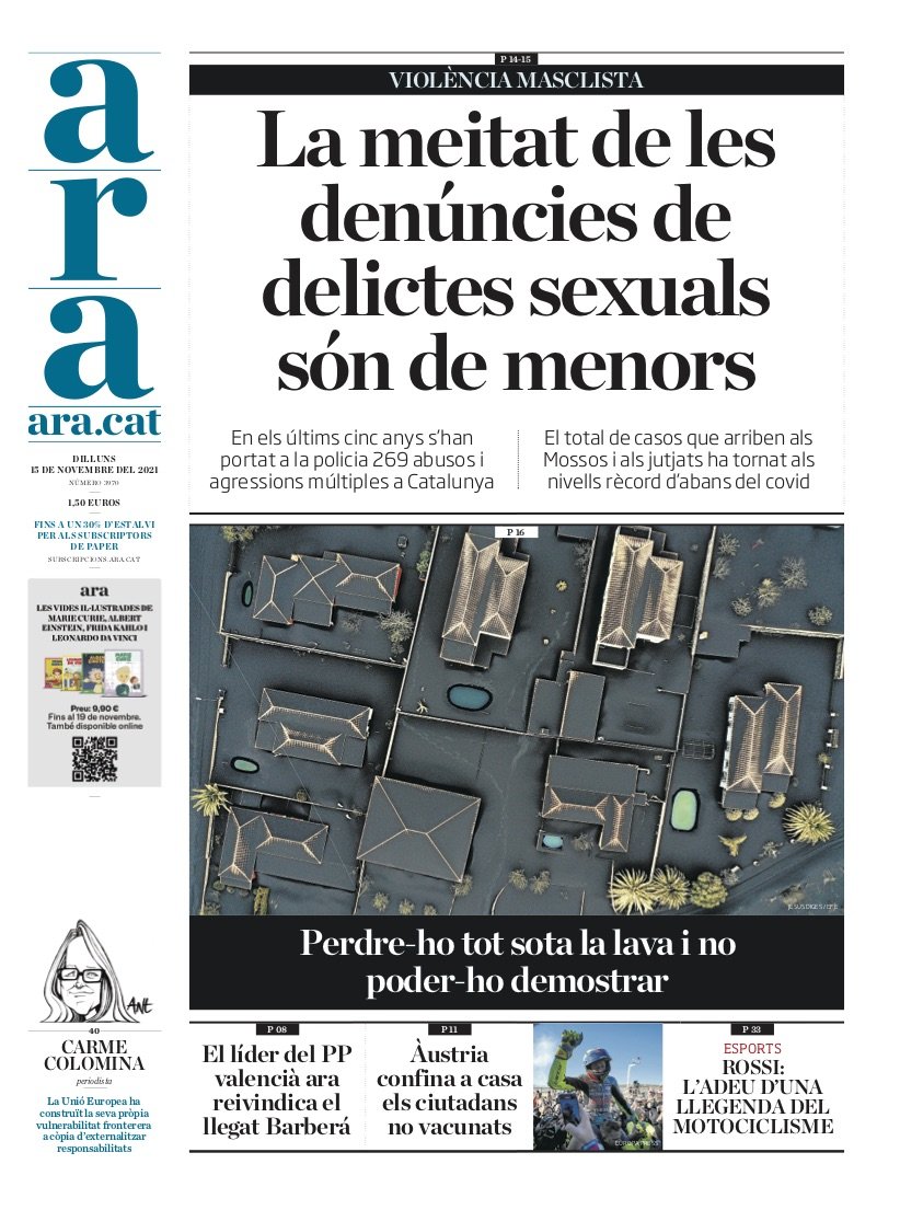 ARA 15 noviembre ARA 15 noviembre