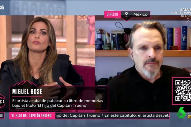 Nuria Roca entrevista a Miguel Bosé en 'La Roca' La Sexta