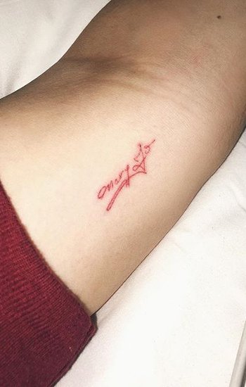 Tatuatge de Kylie Jenner