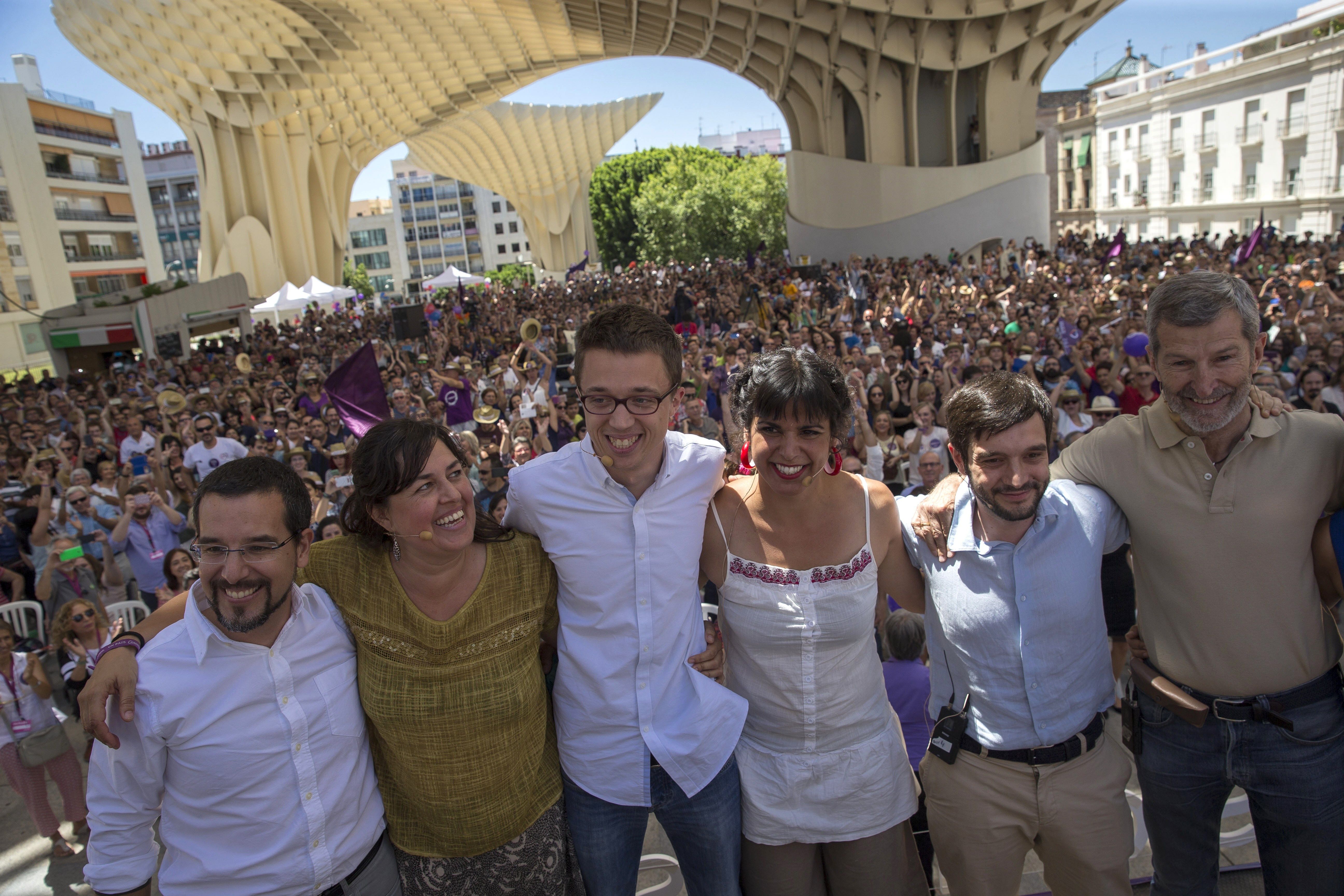Unidos Podemos se concentra en Andalucía para dar el 'sorpasso'