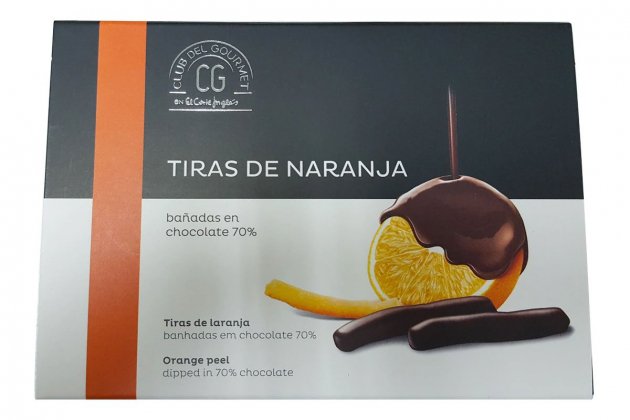 Tiras de chocolate bañadas en chocolate del Club del Gourmet de El Corte Inglés