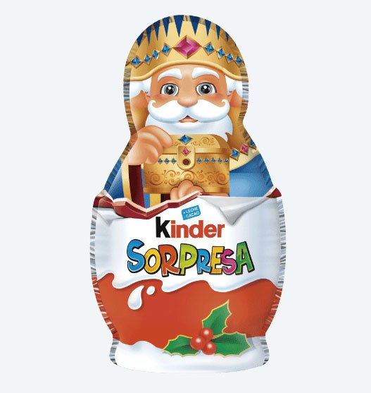 Figura de xocolata de Kinder a la venda en Aldi2
