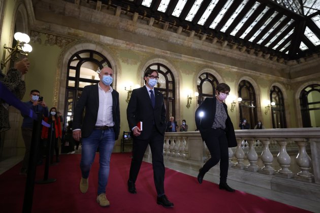 Salvador Illa se reune con Aragonès en el Parlament - Sergi Alcàzar