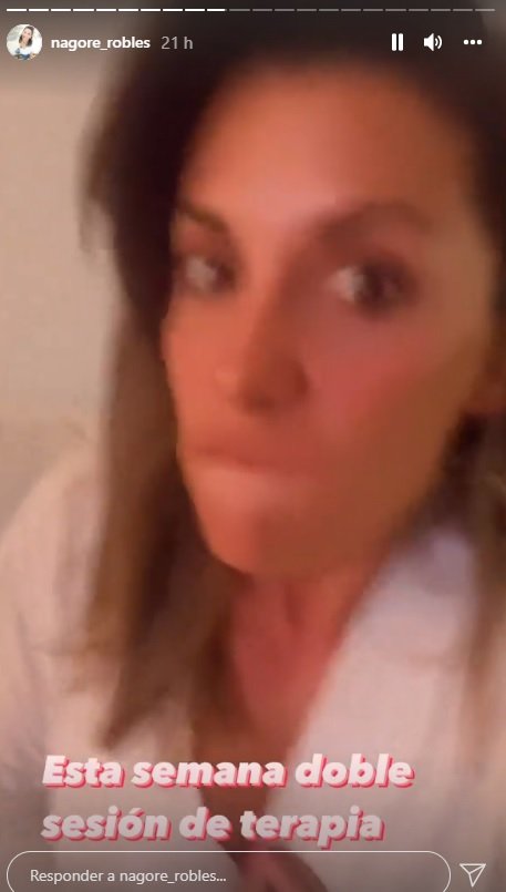 nagore robles borrosa cara muy enfadada