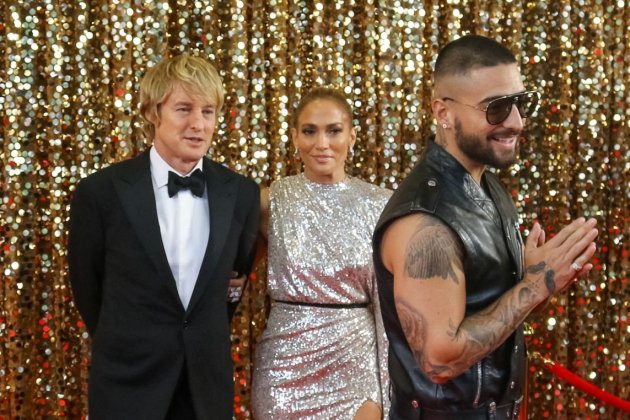 Jennifer López, Maluma y Owen Wilson