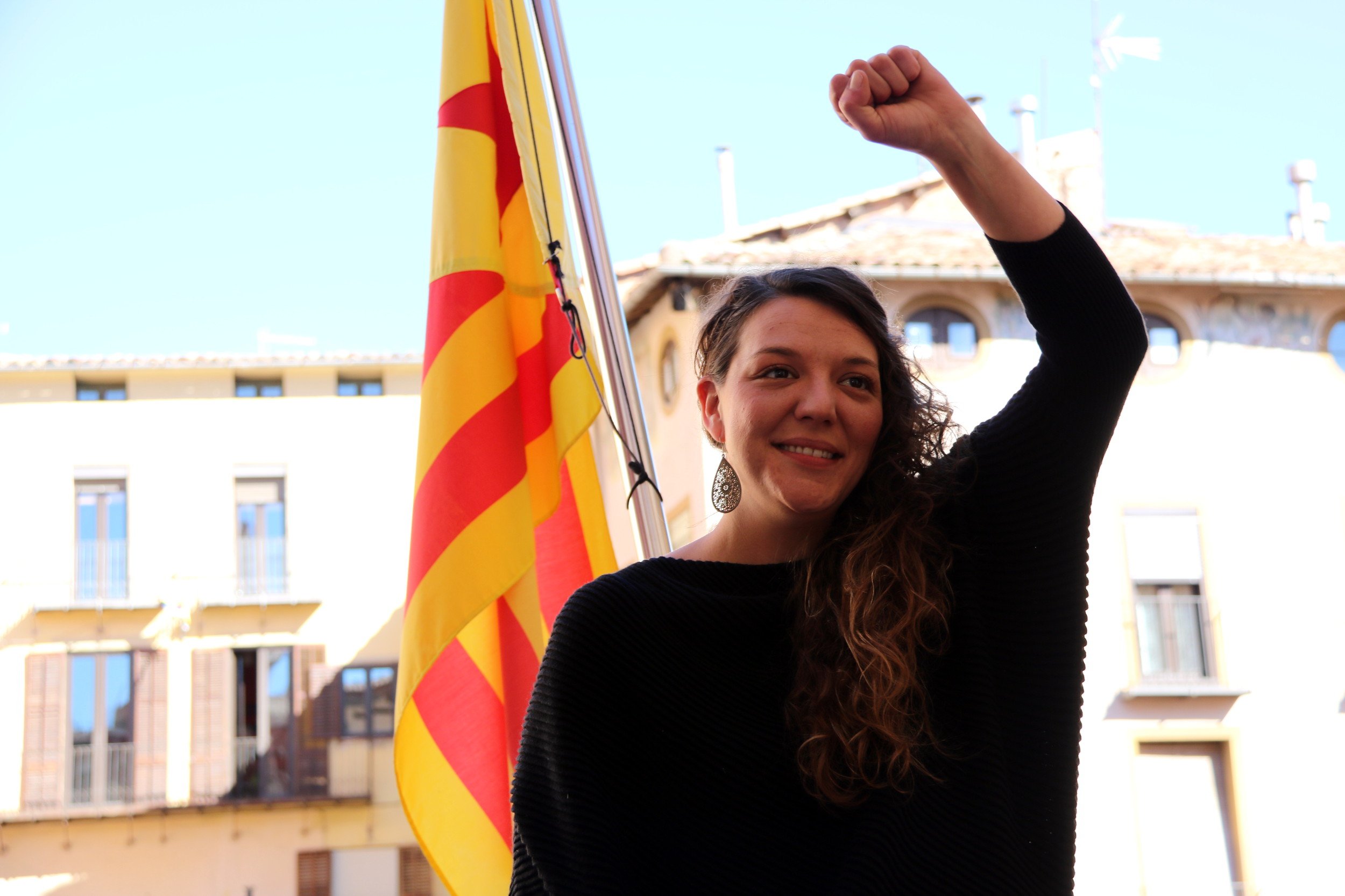 Reabierta la causa contra la alcaldesa de Berga por colgar la estelada