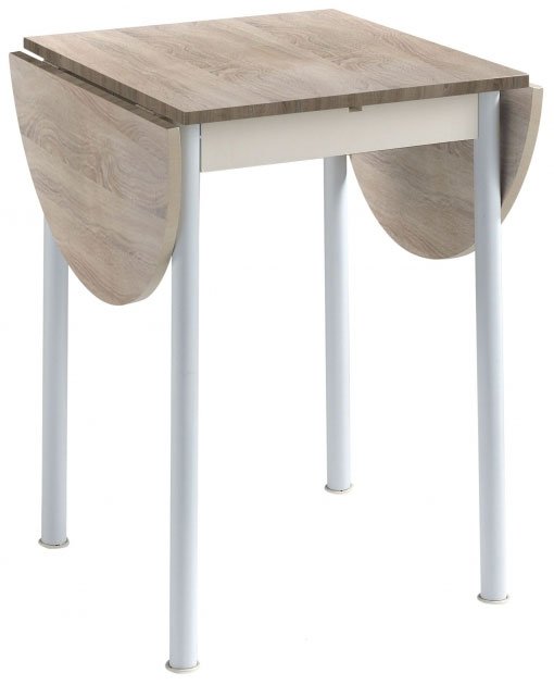 Conjunto de dos sillas y mesa con esquinas plegables a la venta en la web de Carrefour2