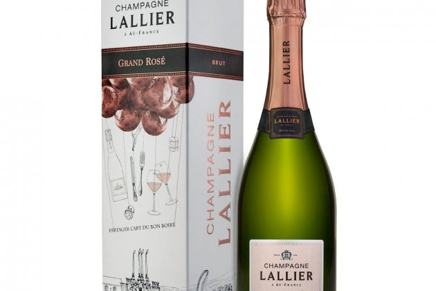 El Xampany Lallier Grand Rosé és el vi escumós mñás venut de la secció del CLub del Gurmet del web d'El Corte Inglés