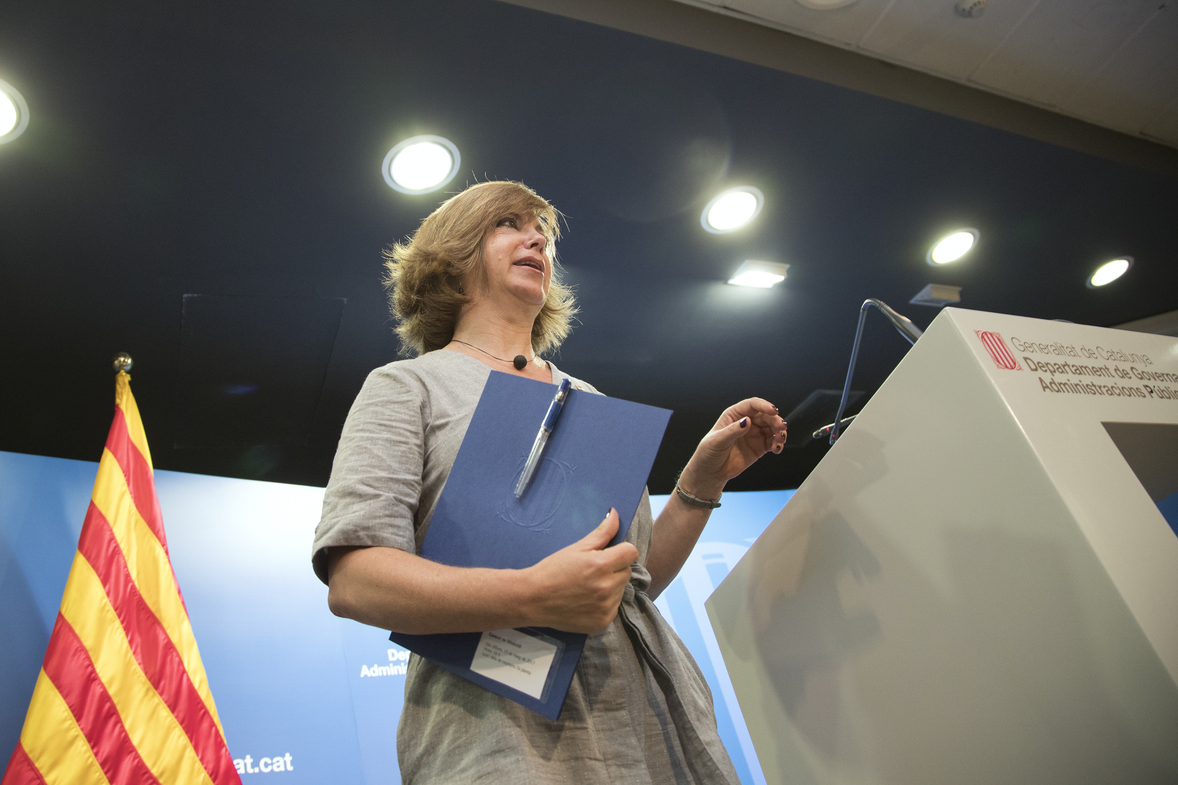 Borràs denuncia actituds colonialistes i d'estat d'excepció