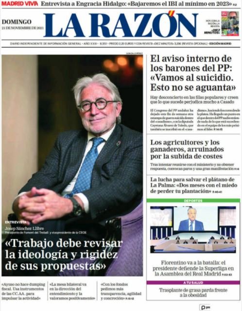 la razon 21 noviembre