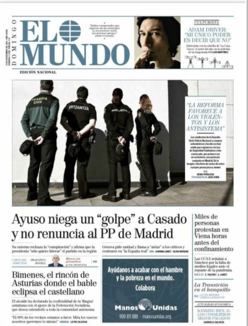 el mundo 21 noviembre