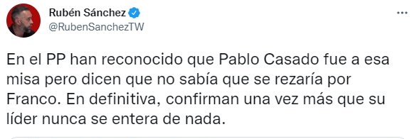 Casado reaccionas