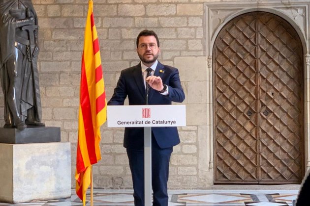 Foto solo para el directo, no usar, presidente de la generalitat, pere aragonès - Marta Lasalas