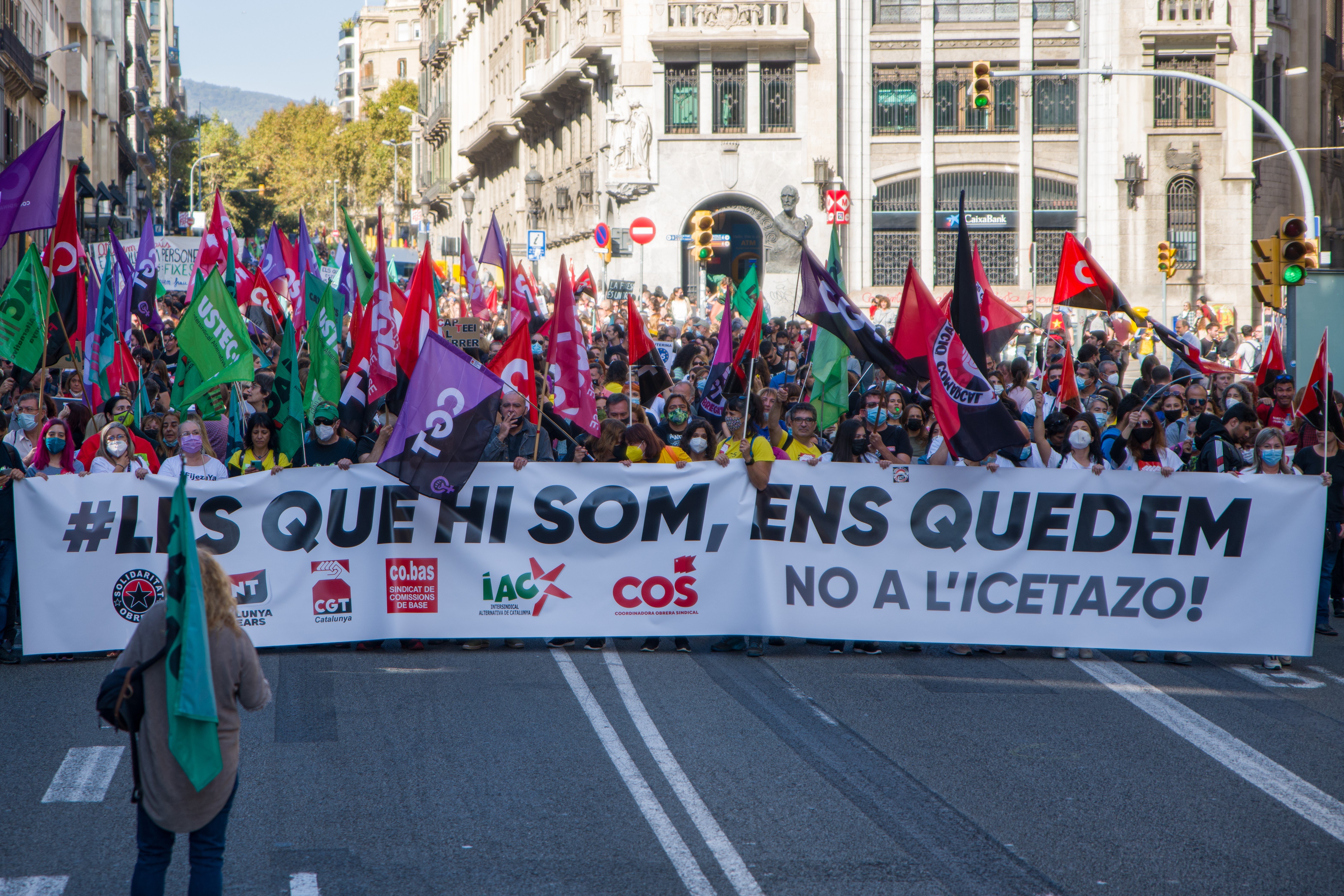 El 30 de noviembre, nueva huelga de los funcionarios en Catalunya por los interinos
