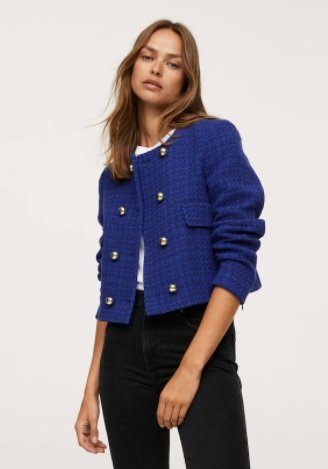 Chaqueta Tweed de Mango