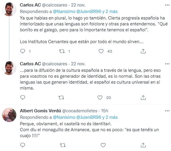 criticas a Emilio Doménech catalán 4 Twitter