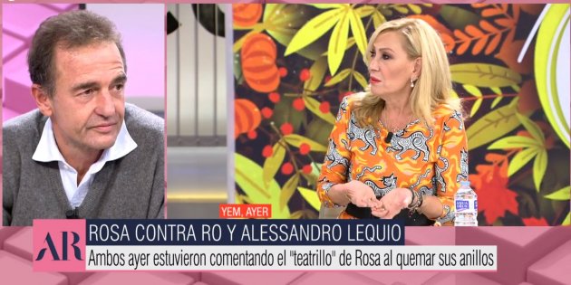 Lequio contra Rosa Benito Telecinco