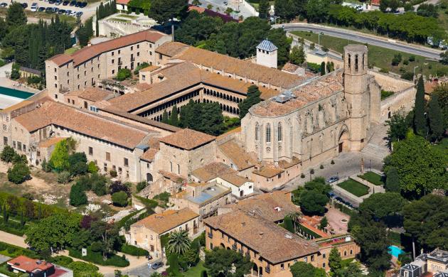 Monasterio de Pedralbes. Aérea foto ajbcn