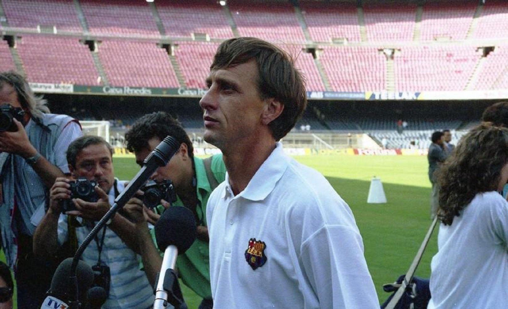 El Barça transmet el llegat de Cruyff als jugadors més joves