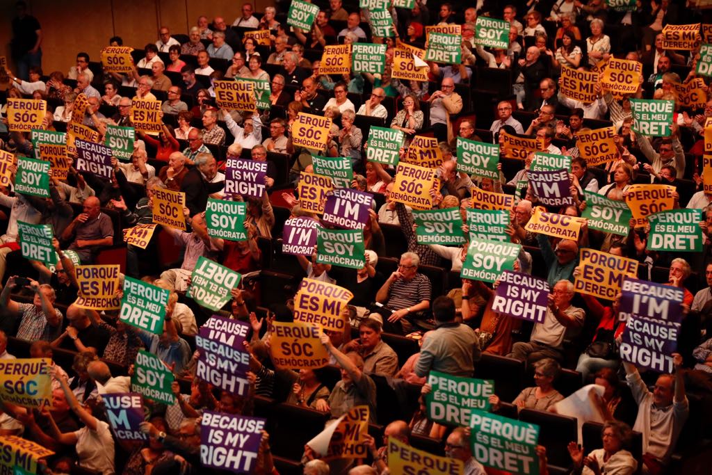Més de 500.000 signatures pel referèndum