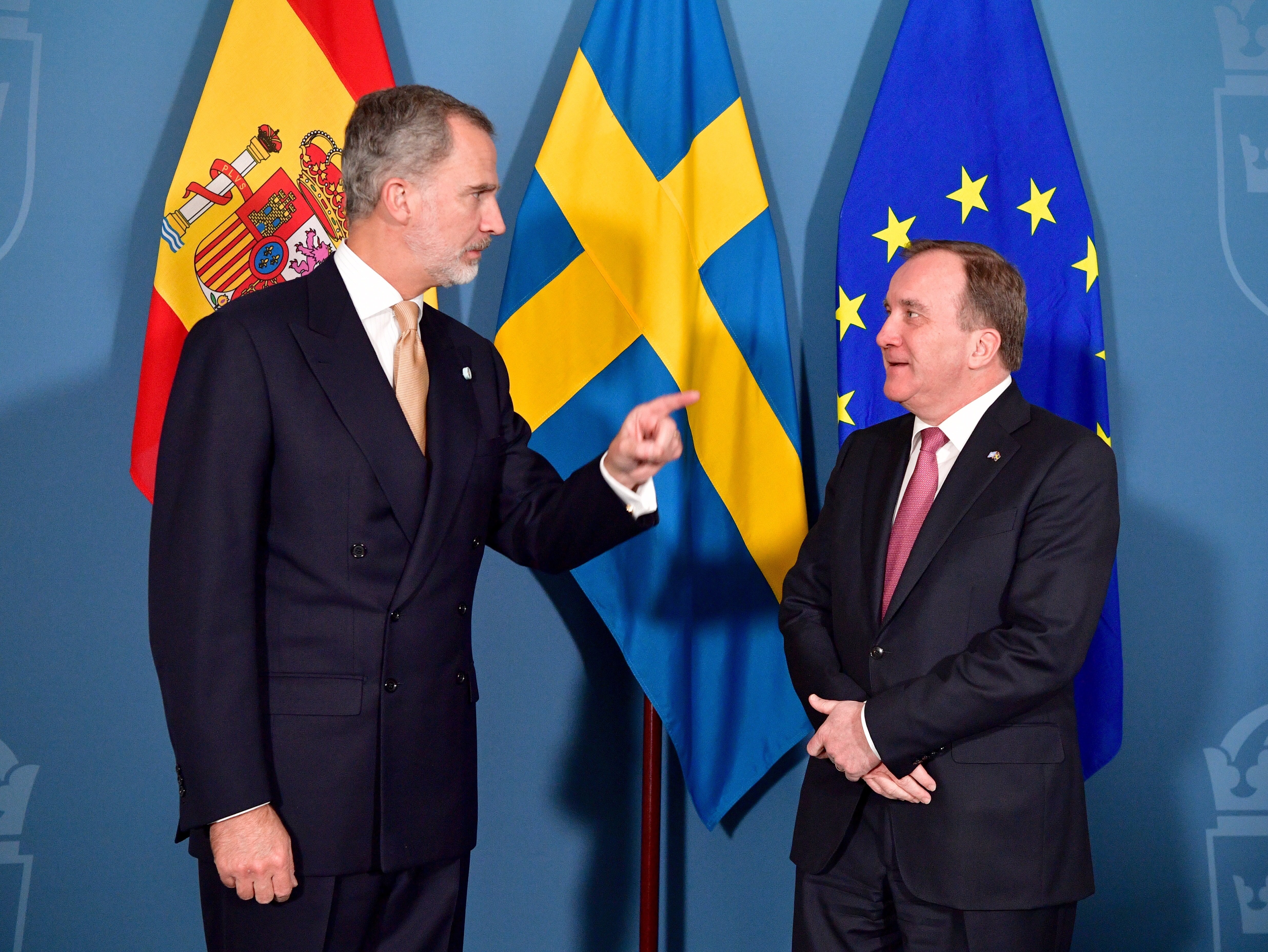 Felipe VI suecia Stefan Lofven EFE