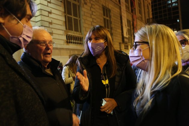 Laura Borras Elsa Artadi Junts manifestacion 25N - Montse Giralt